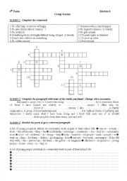 English Worksheet: voluntary work