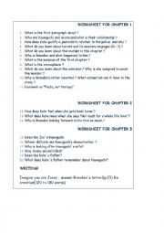English Worksheet: 