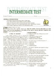 English Worksheet: TEST (COSTA RICA)