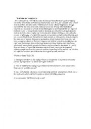 English Worksheet: essay
