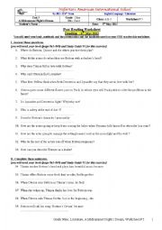 English Worksheet: Midsummer nights dream 