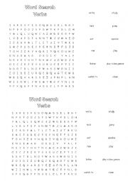 English worksheet: word search :actions