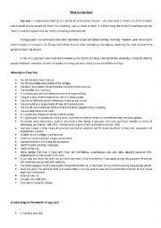 English Worksheet: Gap Year - useful information