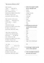 English Worksheet: 