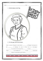 English Worksheet: The Royal Family