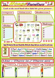 English Worksheet: Furniture