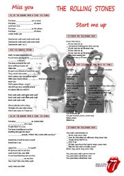 English Worksheet: The Rolling Stones : 