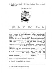 English Worksheet: present simple - present continuous