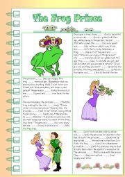 English Worksheet: The Frog Prince