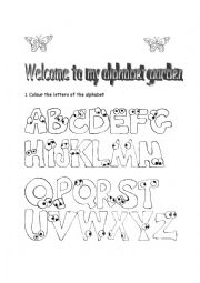 Alphabet-colouring