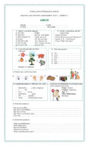 English Worksheet: ENERGY 1, UNIT 1: INTEGRATION ASSESSMENT