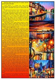 English Worksheet: Modern Artists - Leonid Afremov