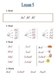 Phonetics - Lesson 5