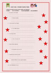 English Worksheet: Verb To Be - Present Simple