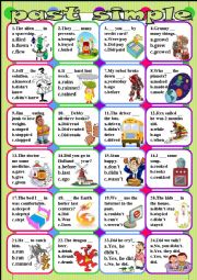 English Worksheet: past simple