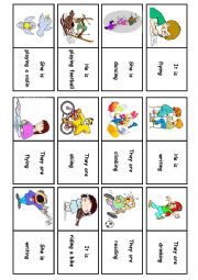 PRESENT CONTINUOUS DOMINO (part 3)