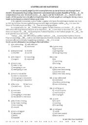 English Worksheet: Times