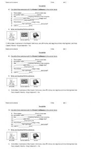 English Worksheet: Present Continuous practice