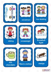 Seasons Flashcards - Part 2 - Winter