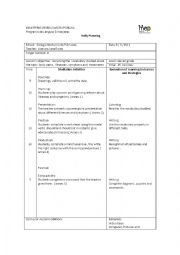 English Worksheet: lesson plan illnesses