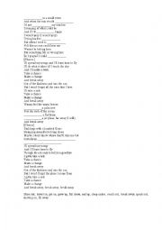 English Worksheet: kelly clarkson worksheet