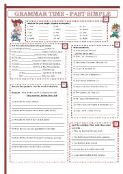 English Worksheet: Past simple