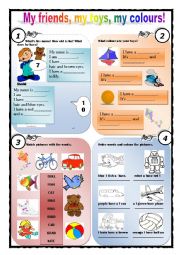 English Worksheet: describing