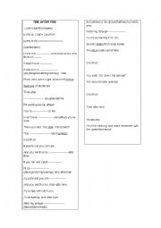 English Worksheet: Time After time