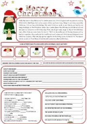 English Worksheet: Merry Christmas