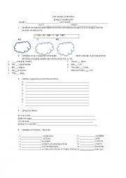 English Worksheet: 7TH gRADE WORKSHOP - THERE IS /THERE ARE