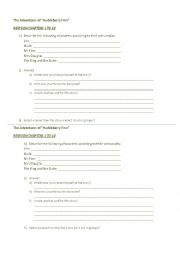 English Worksheet: Huckleberry Finn