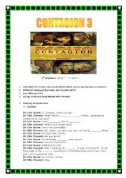 CONTAGION MOVIE SEQUENCE 3 (+keys) (5 pages)