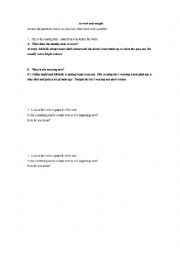 English Worksheet: Simple Present vs present progressive