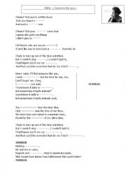English Worksheet: Song          Adle 
