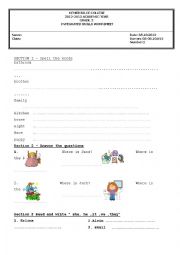 English Worksheet: worksheet 