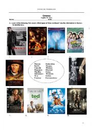 English Worksheet: cinema vocabulary