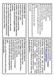 English Worksheet: speaking cards