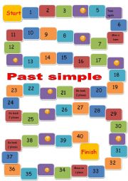 Past Simple Board Game