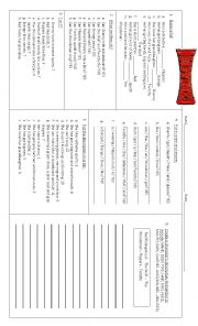 English Worksheet: Hoodwinked