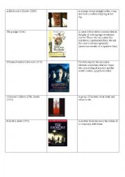 English Worksheet: Famous movies