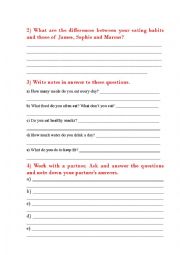 English Worksheet: American Food