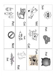 English Worksheet: Rhyming words!!