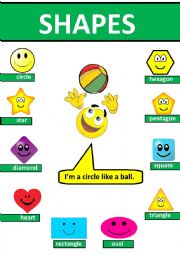 English Worksheet: the shapes