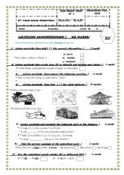 English Worksheet: 8th MID-TERM EXAM N1