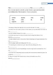 English Worksheet: other worksheet for freetime