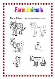 English Worksheet: Farm Animals