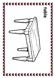 English Worksheet: furniture