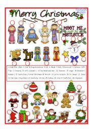 English Worksheet: Christmas Pictionary