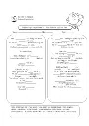 English Worksheet: Just Breath Listening