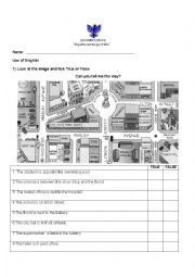 English Worksheet: CAN-CANT-THERE IS-THERE ARE-PREPOSITIONS OF PLACES